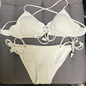 White bikini